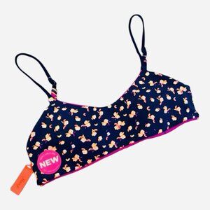 Maaji Croco Lanai Bralette Reversible Bikini Top Size Small NWT